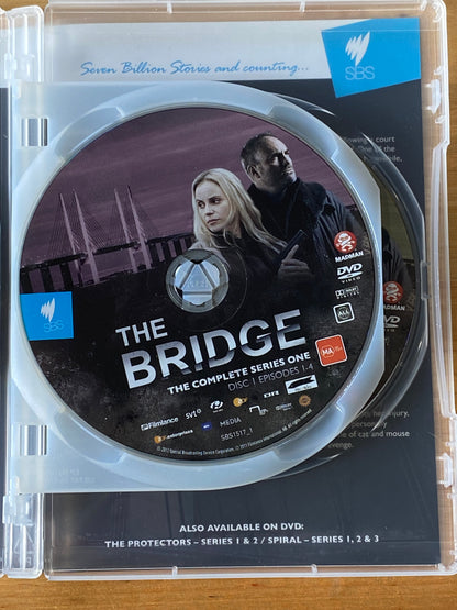 The Bridge Complete Series 1-3 DVD Swedish/Danish Crime Thriller PAL 4 VGC