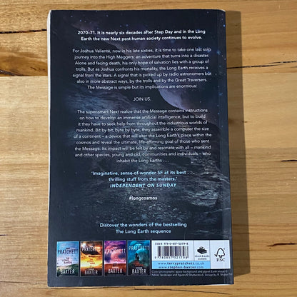 The Long Cosmos by Terry Pratchett & Stephen Baxter Paperback 2013 GD