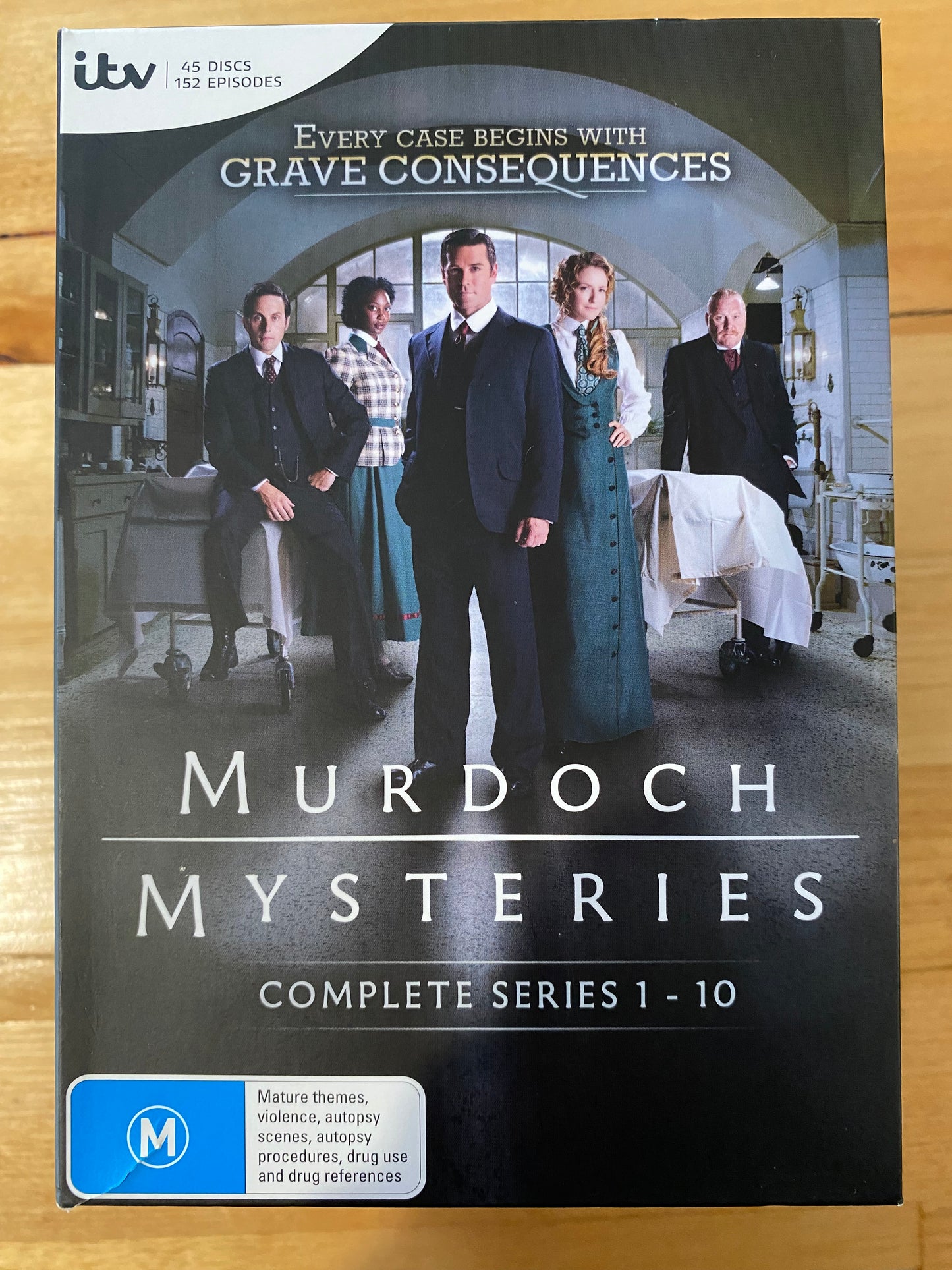 Murdoch Mysteries Complete Series 1-10 DVD Box Set VGC