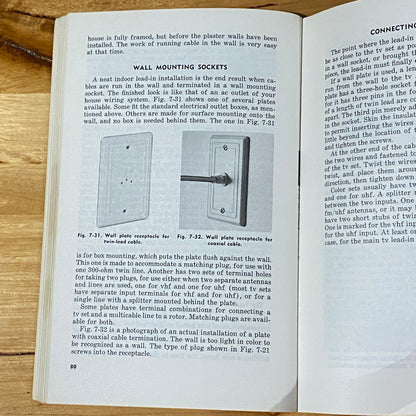 Radio Shack Introduction To Antennas Vintage Book Paperback 1975 GD