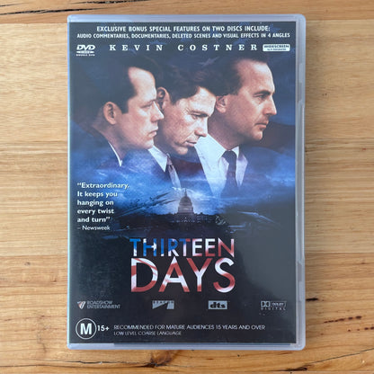 Thirteen Days DVD Kevin Costner 2-Disc Edition PAL 4 VGC