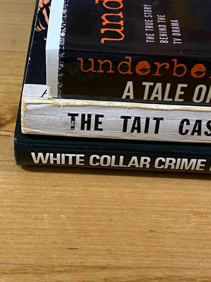 Australian True Crime 3xBook Bundle Underbelly White Collar The Tait Case GD