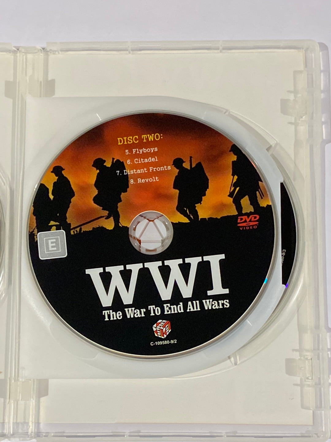 WWI The War To End All Wars DVD Documentary 3-Disc PAL 4 VGC