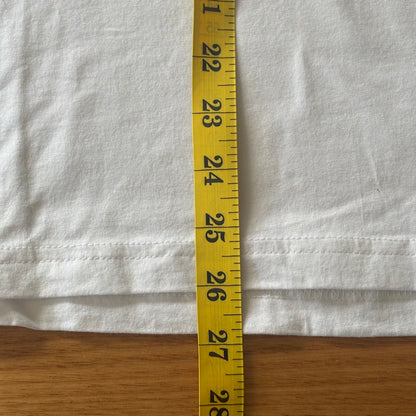 Men’s Playboy Short Sleeve White Graphic Logo Tee Shirt Size XL