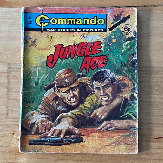 Commando War Comic #635 Jungle Ace 1972