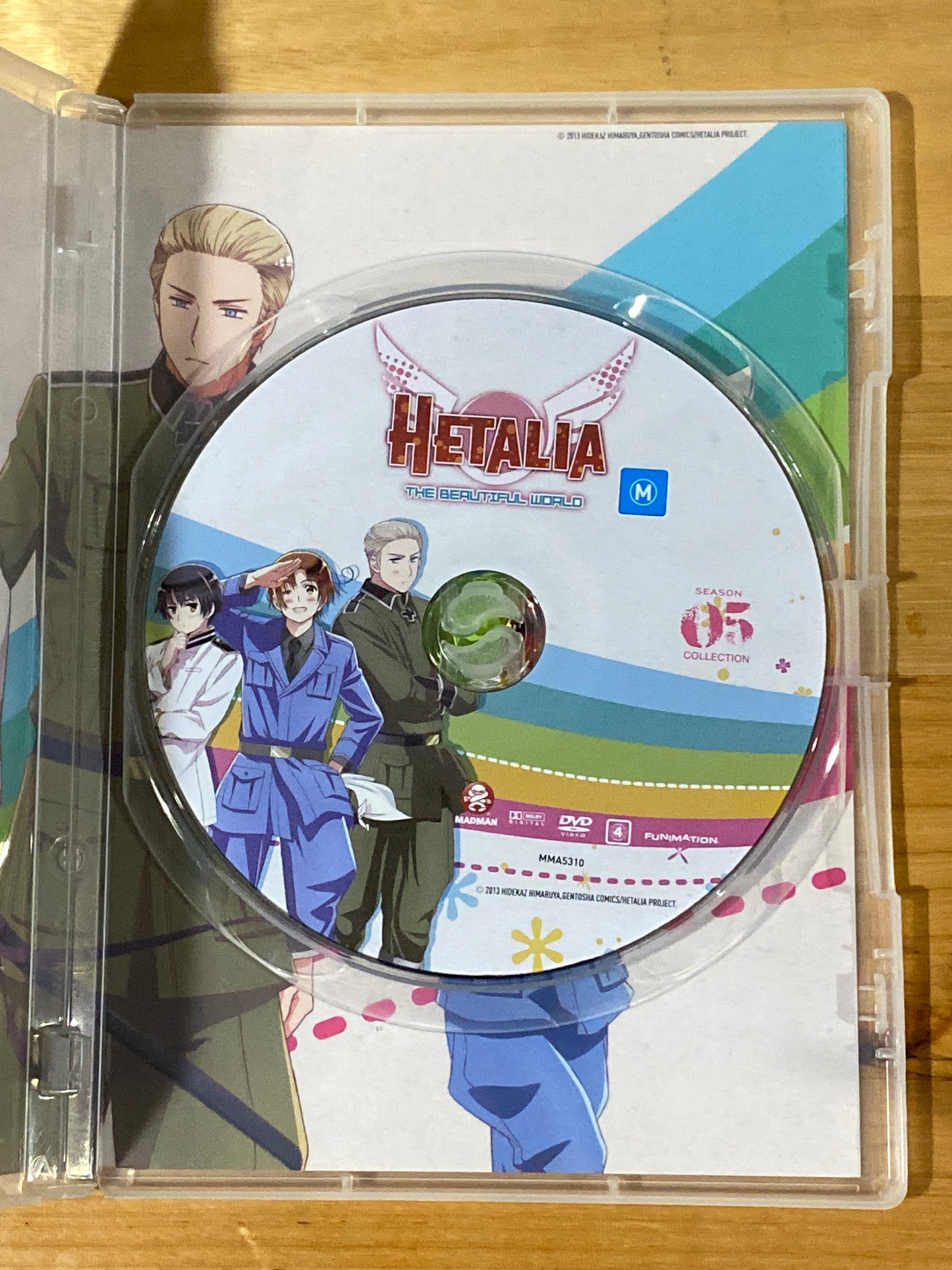 Hetalia The Beautiful World 5 DVD Anime PAL 4 VGC