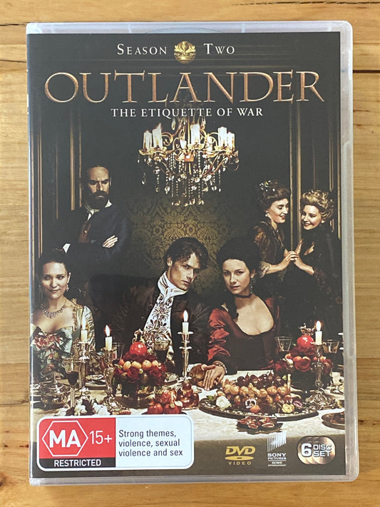 Outlander Season 2 DVD 6-Disc PAL 4 VGC