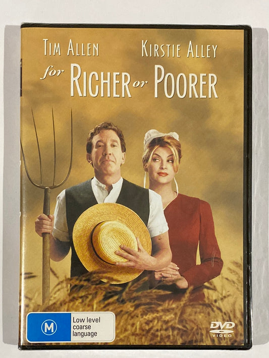 For Richer Or Poorer DVD Tim Allen Kirstie Alley PAL 4 New Sealed