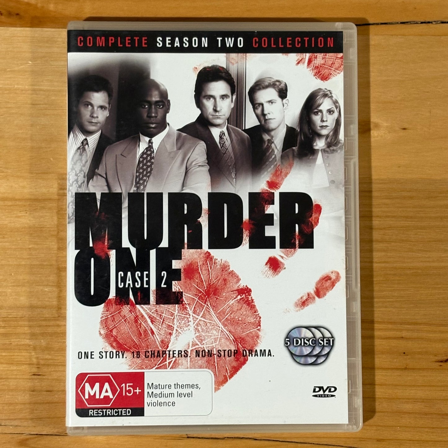 Murder One Cases 1 and 2 DVD US Drama Steven Bochco PAL 4 VGC