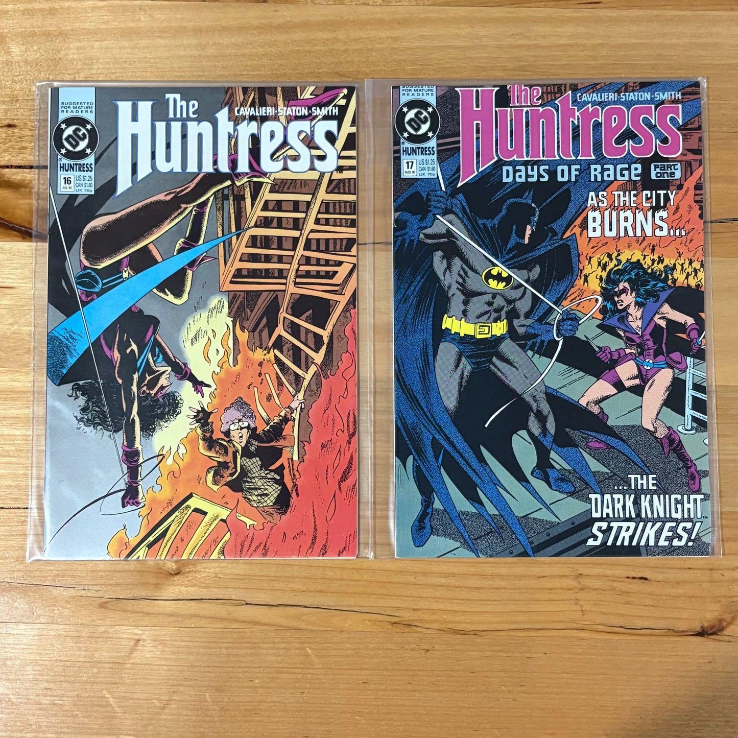 The Huntress 1989 #1-#19 Complete Set DC Comics Cavalieri Staton