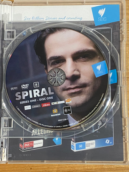 Spiral Series 1 DVD French Police Drama 2-Disc Set PAL 4 VGC