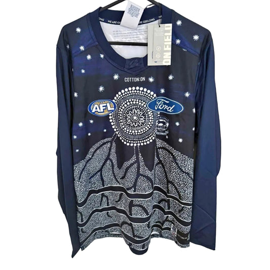 Geelong Cats AFL Indigenous Guernsey 2023 Size 2XL New With Tags