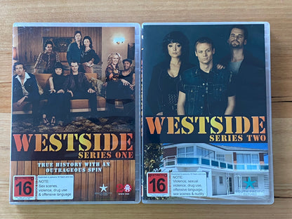 Westside Series 1 and 2 DVD New Zealand Drama PAL ALL VGC