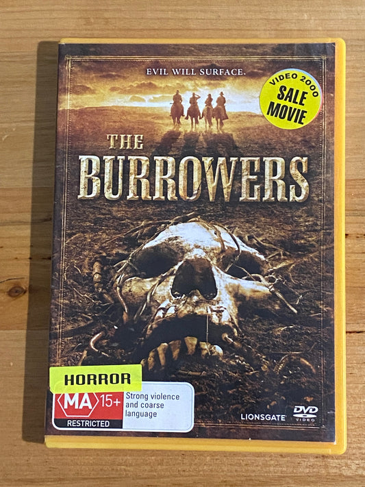 The Burrowers DVD Horror Western PAL 4 VGC