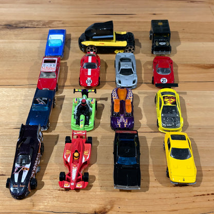 Hot Wheels Die-Cast Model Cars Vintage Bundle 15 cars pre-loved