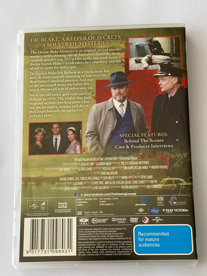 The Doctor Blake Mysteries Season 1 DVD 4-Disc Set PAL 2,4 ABC TV VGC