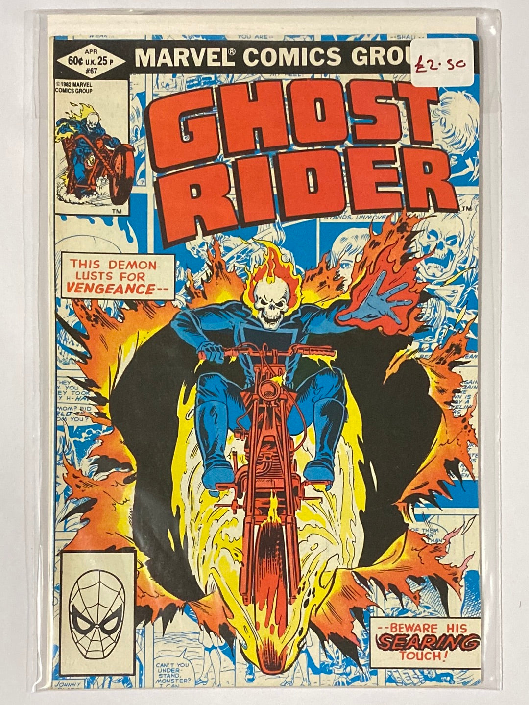 GHOST RIDER (1973) MARVEL COMIC BOOKS x 8 BUNDLE GRADE FN