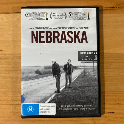Nebraska DVD Bob Odenkirk Bruce Dern PAL 4 VGC Ex-Library