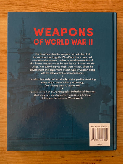 Weapons of World War 2 Hardcover Parragon Books 2016 VGC