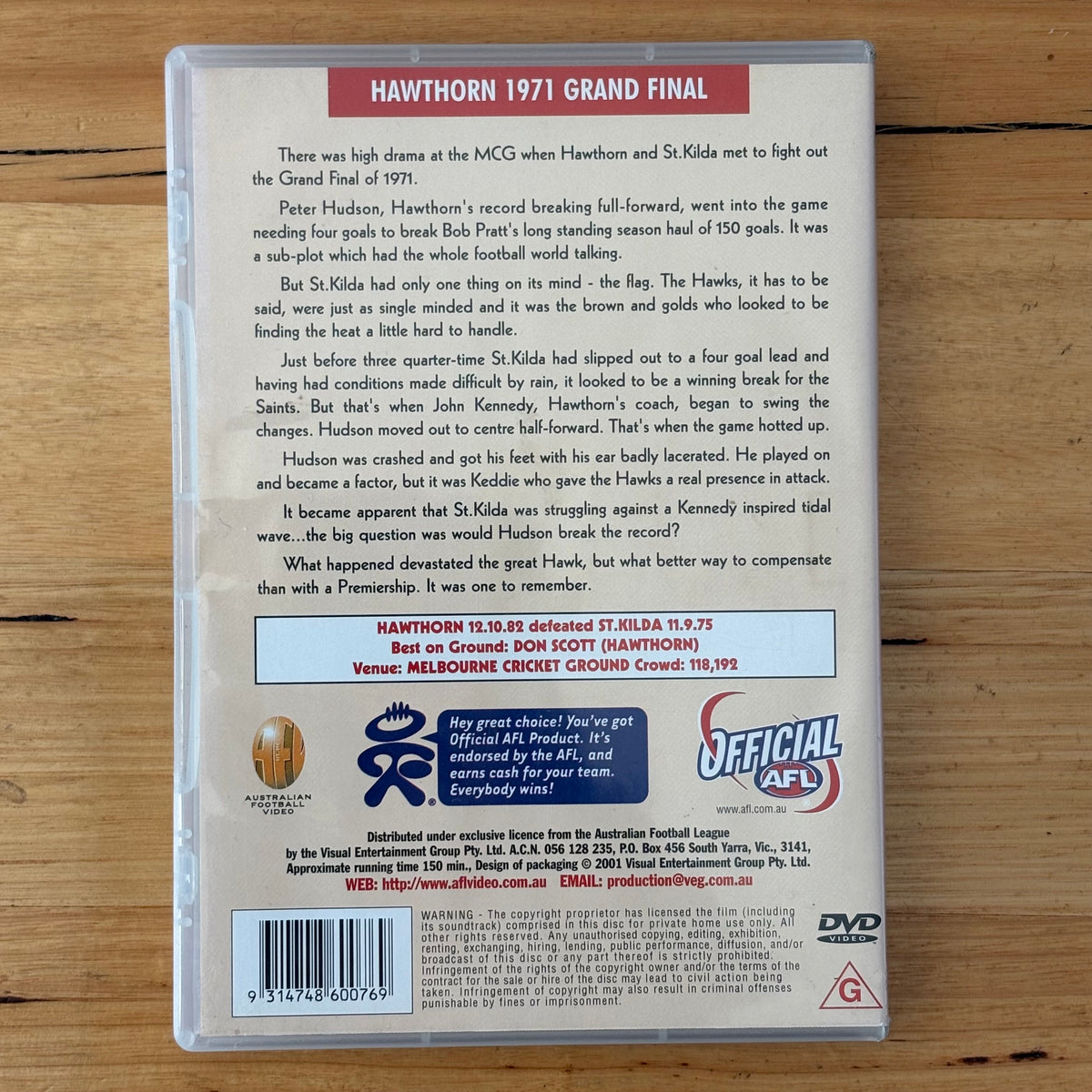 Hawthorn Premiers DVD Bundle of 8 Hawks AFL Grand Finals PAL 4 VGC