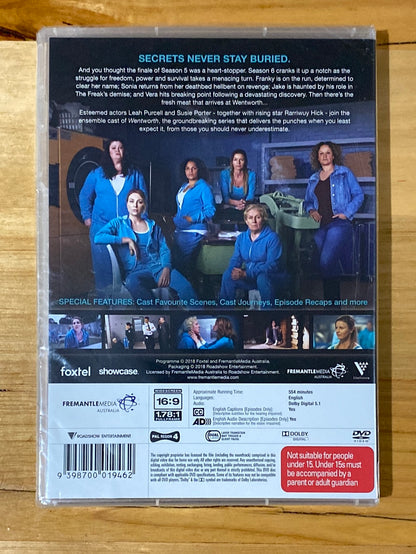 Wentworth DVD Seasons 1-7 PAL 4 VGC - Seasons 3+6 New Sealed