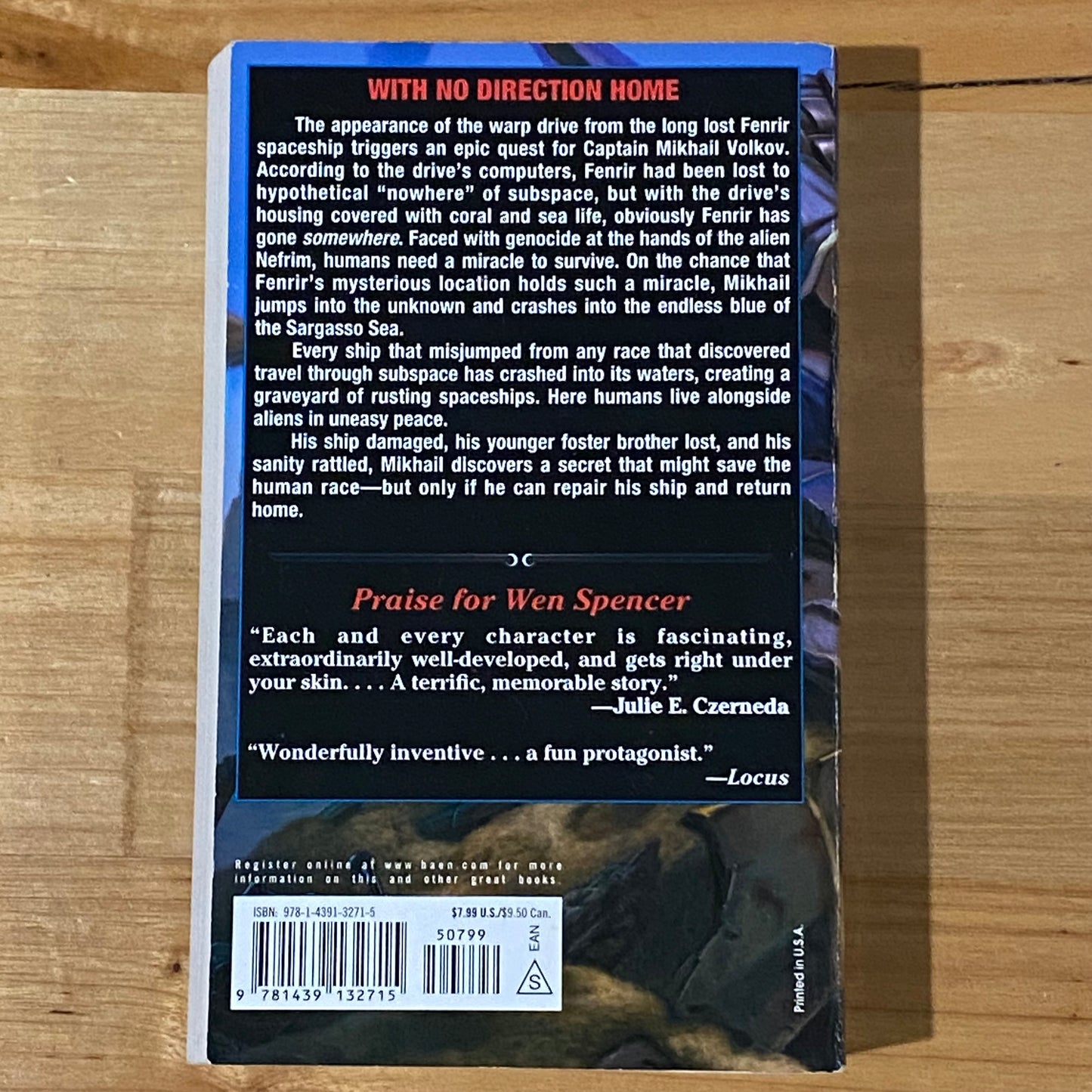 Endless Blue by Wen Spencer Paperback 2009 GD