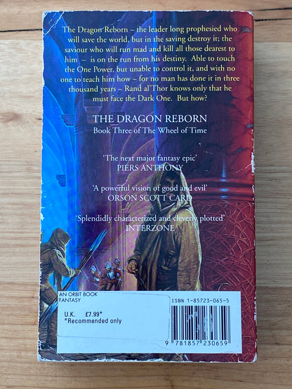 The Dragon Reborn by Robert Jordan Paperback 2000 GD