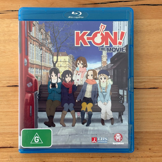 K-On! The Movie Blu-Ray Anime A London Adventure Awaits! Region B VGC
