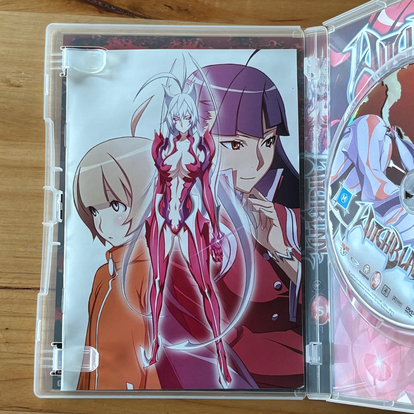 Witchblade 1-6 DVD complete Set Anime PAL 4 VGC