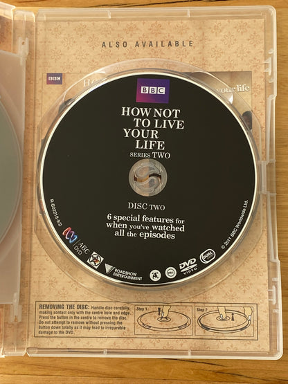 How Not To Live Your Life Series 1+2 DVD BBC Comedy 2-Disc Sets PAL 4 VGC