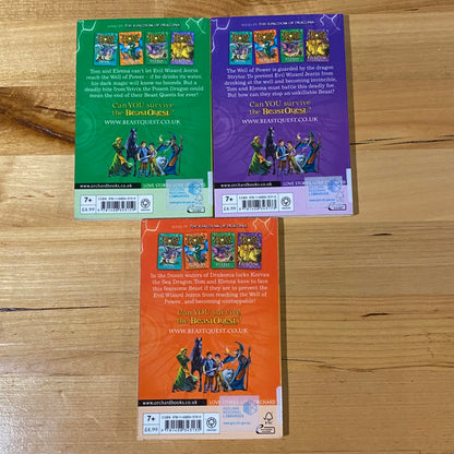 Beast Quest Books 2-4 by Adam Blade Paperbacks GD Ex-Library
