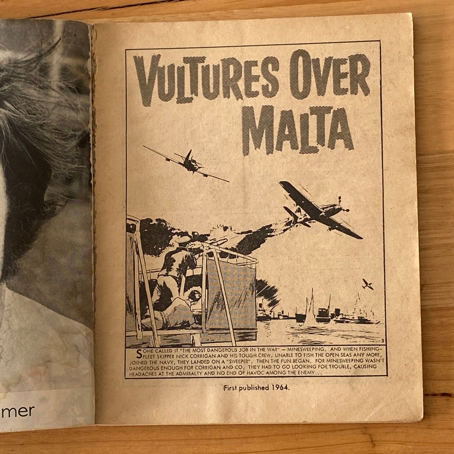 Commando War Comic #683 Vultures Over Malta 1972