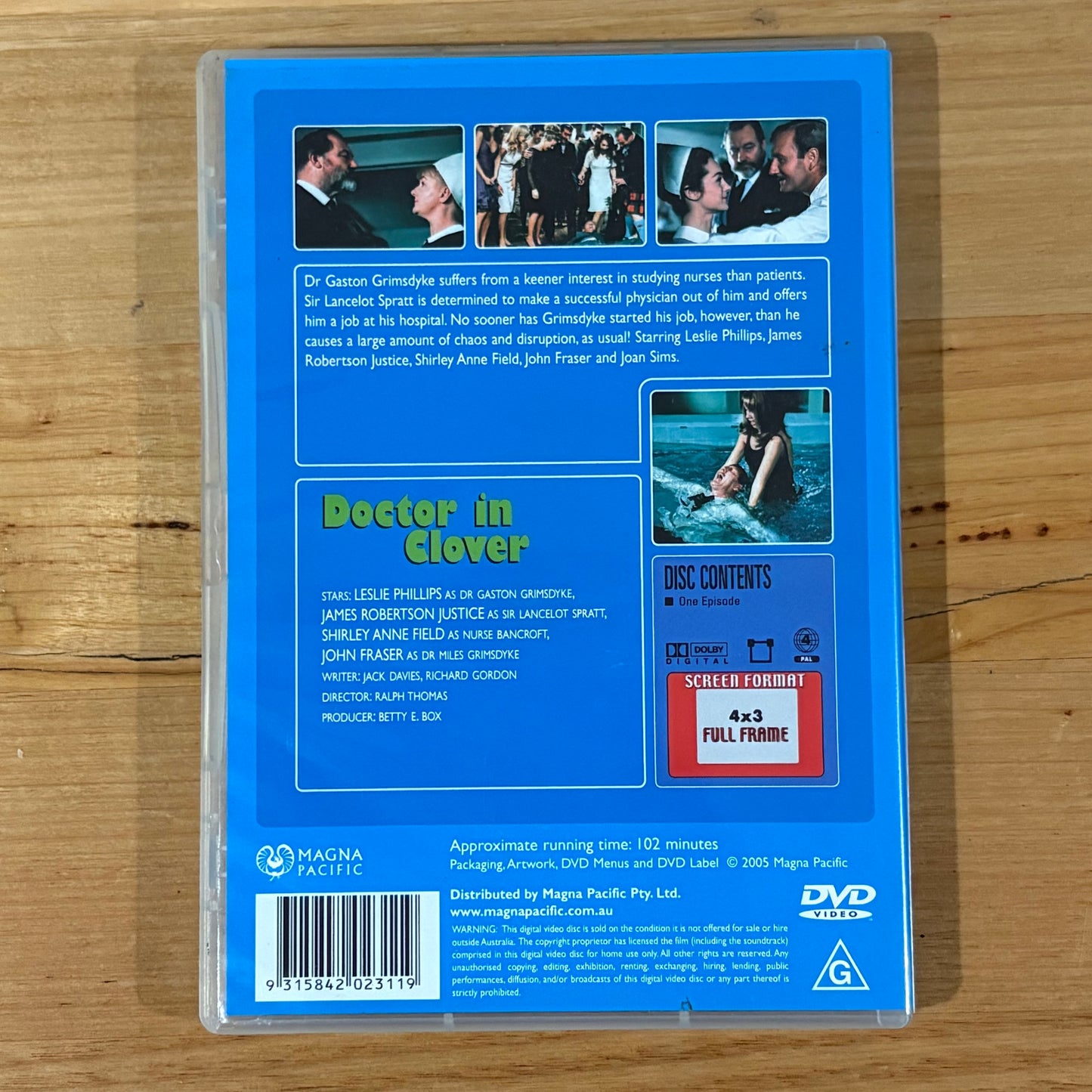 The Doctor Collection DVD Box-Set Classic British Comedy 3-Disc PAL 4 VGC