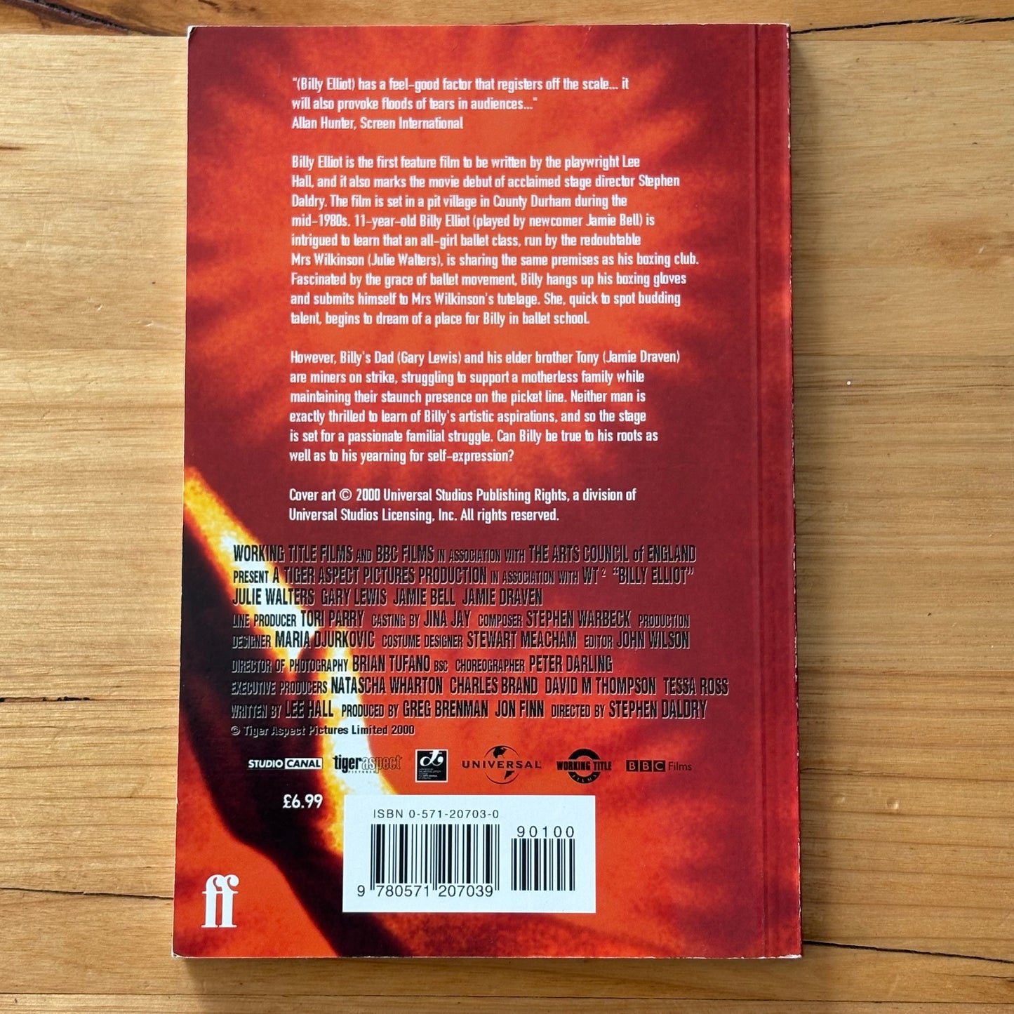 Billy Elliot by Lee Hall Paperback 2000 GD Signed - Stephen Daldry?