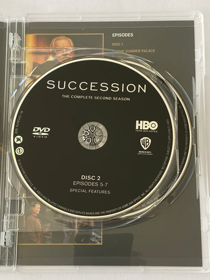 Succession Complete First & Second Seasons DVD 3-Disc Sets PAL 4 VGC