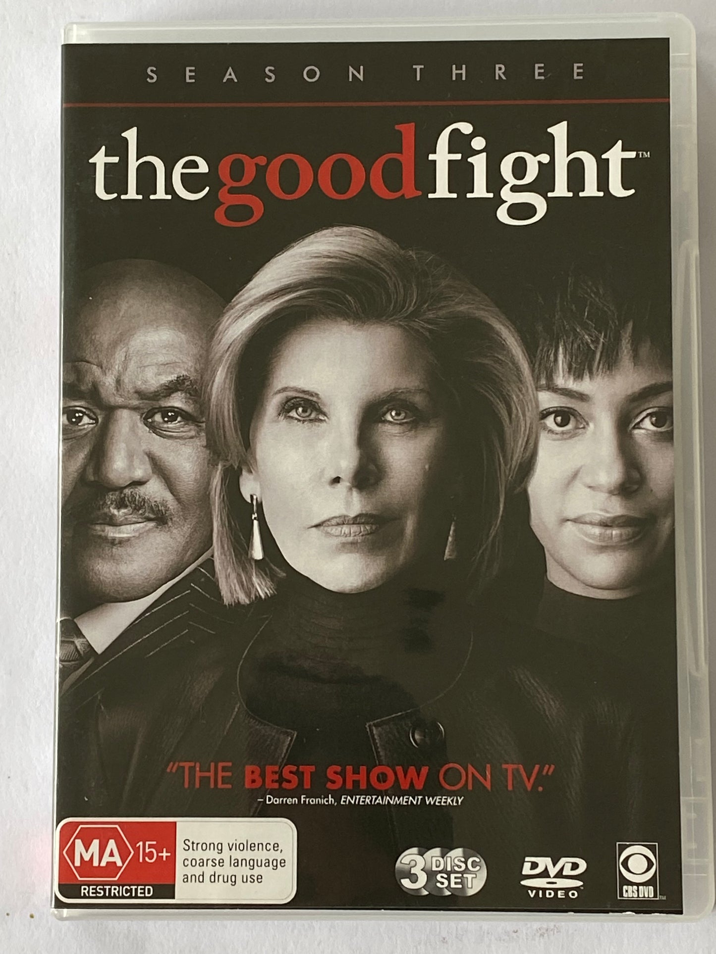 The Good Fight Seasons 1-3 DVD US Political Drama PAL 4 VGC