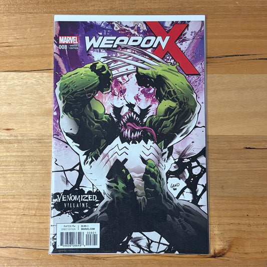 Weapon X (2017) #8 Greg Land Venomized Villains Variant