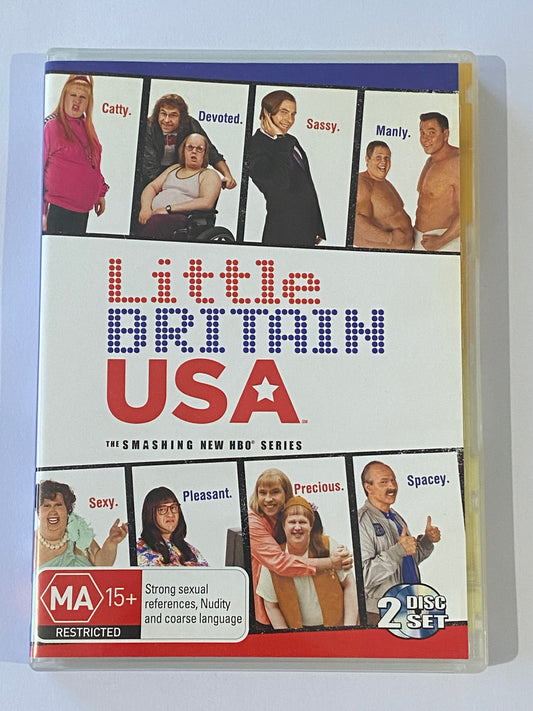 Little Britain USA DVD Matt Lucas David Walliams 2-Disc Set PAL 4 VGC