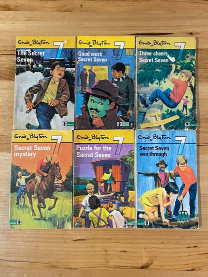 Secret Seven by Enid Blyton 11 Paperback Bundle Vintage Children's Books GD