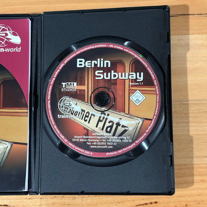 Berlin Subway Microsoft Train Simulator Add-on With Manual Video Game PC VGC
