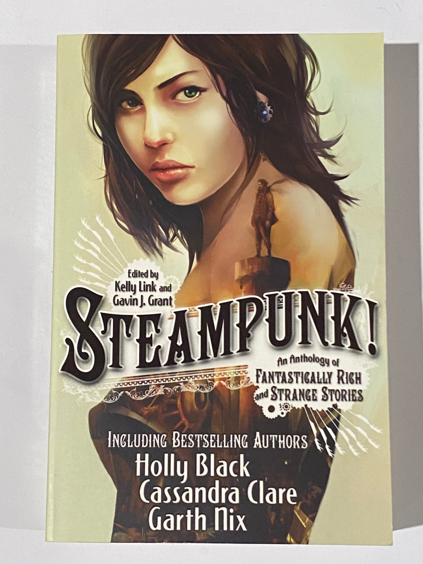 2 Steampunk Anthology Paperbacks 60 stories Garth Nix Holly Black Cassandra Clare