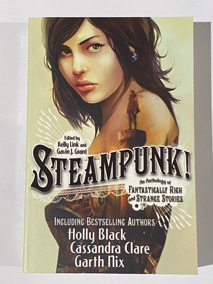 2 Steampunk Anthology Paperbacks 60 stories Garth Nix Holly Black Cassandra Clare