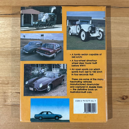 Aussie Cars by Pedr Davis and Tony Davis Hardcover 1987 GD