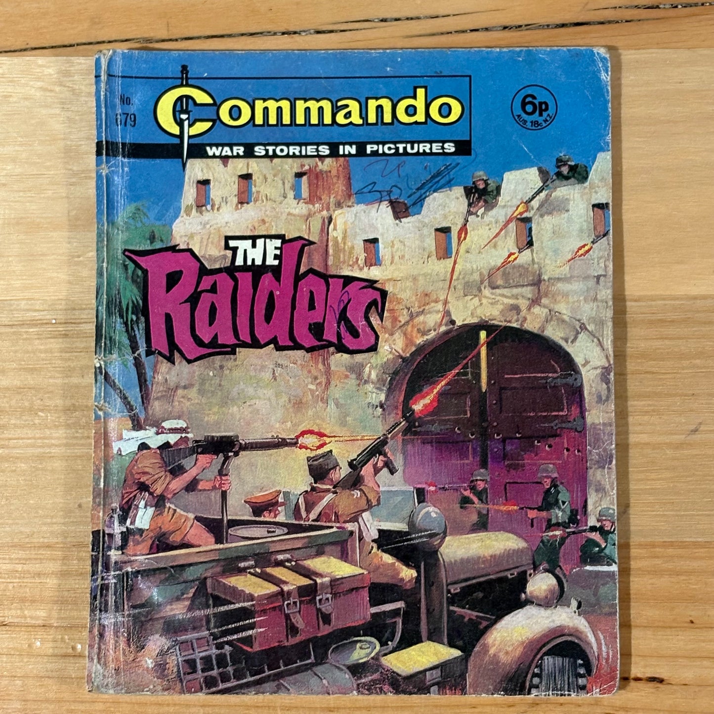 Commando War Comic #679 The Raiders 1972