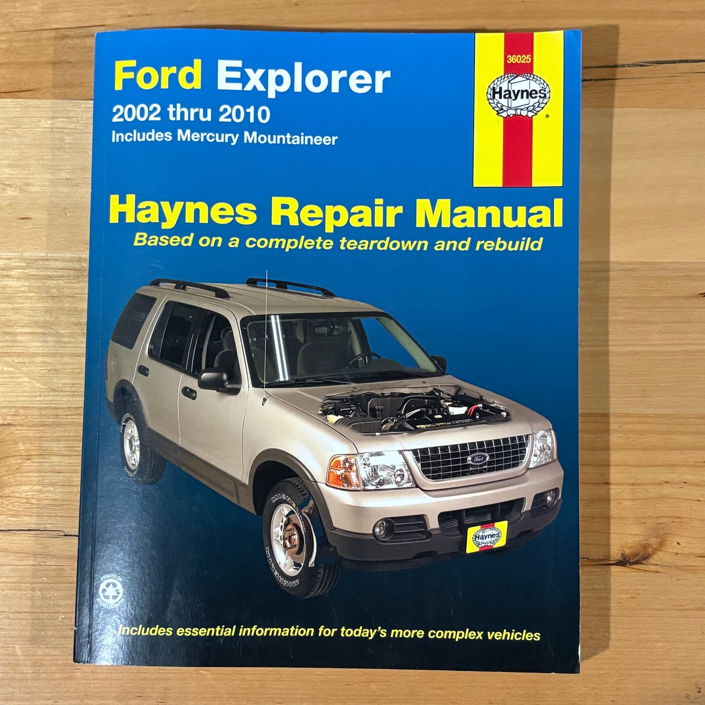 Haynes Ford Explorer & Mercury Mountaineer 2002 thru 2010 Car Repair Manual GD