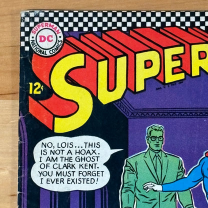 Superman (1939) #186 DC Comics Silver Age Grade Good