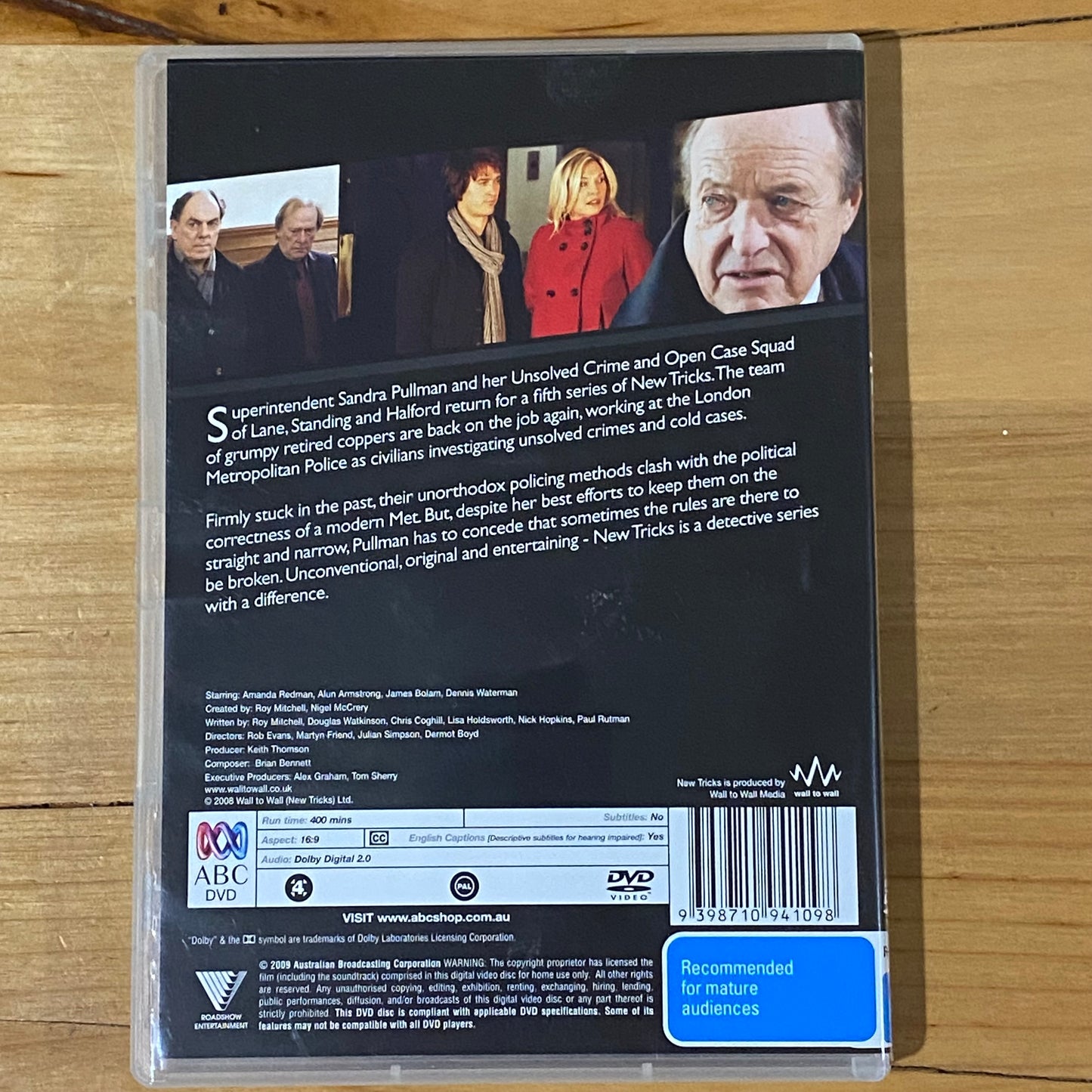 New Tricks Series 1-5,9+10 DVD BBC Detective Show Cold Case PAL 4 VGC