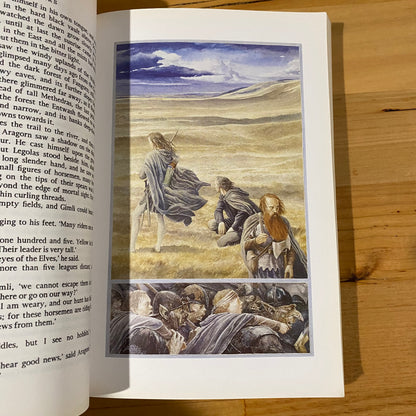 Lord Of The Rings The Two Towers J.R.R. Tolkien 1996 Illustrated Paperback GD