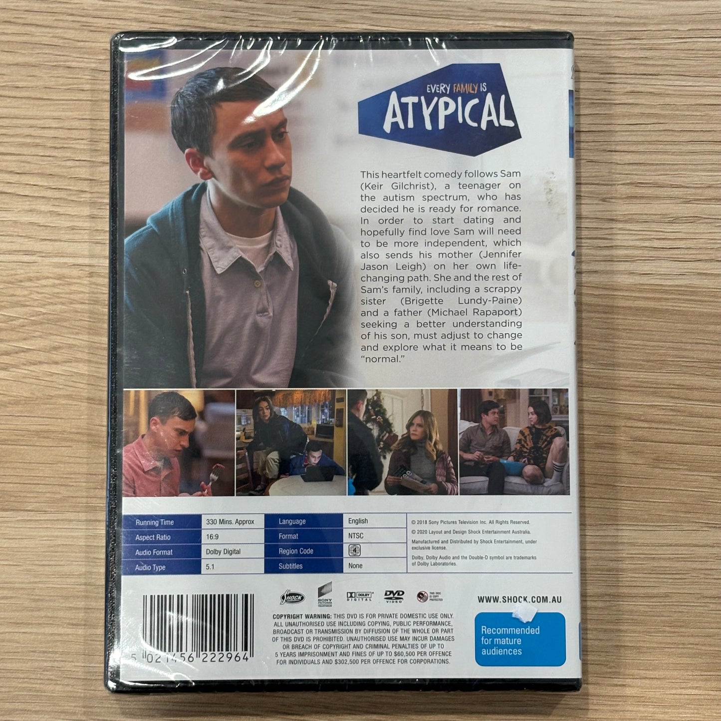 Atypical Series 1 and 2 DVD Normal is Overated PAL 4 New Sealed