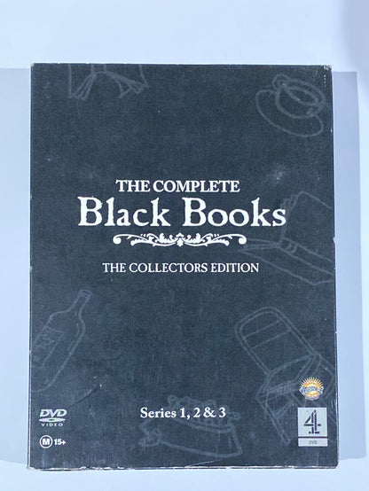 Black Books The Complete Collection DVD Series 1-3 PAL 4 VGC